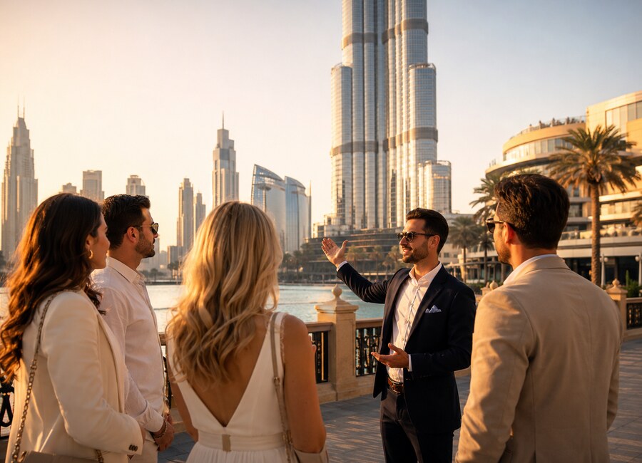 A booking system prepared for real tourist service in Dubai